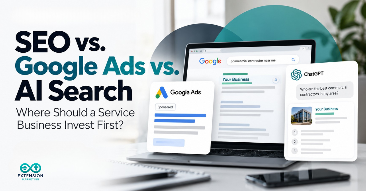 SEO vs Google Ads vs AI Search